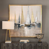 Regatta Hand Painted Canvas - Hedi's Furniture
